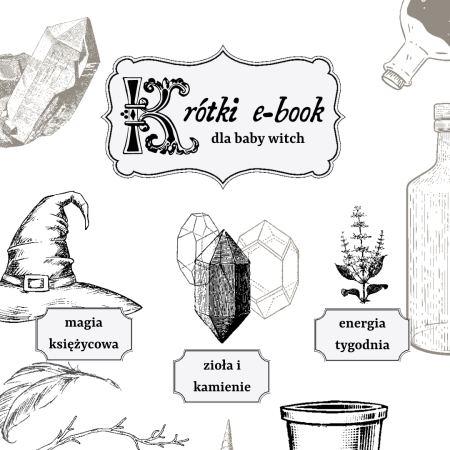 E-book: Krótki e-book dla baby witch